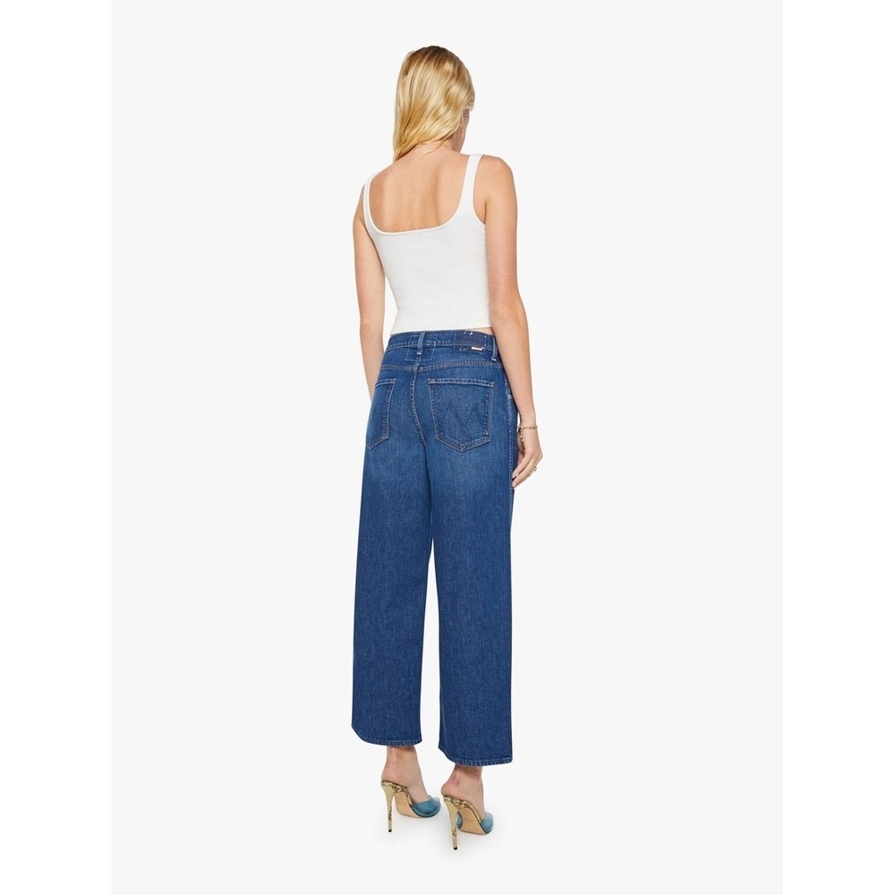 Mother Superior The Delinquent Ankle Jeans Women 28 NWT Wide Leg Made In Shade - Picture 3 of 14